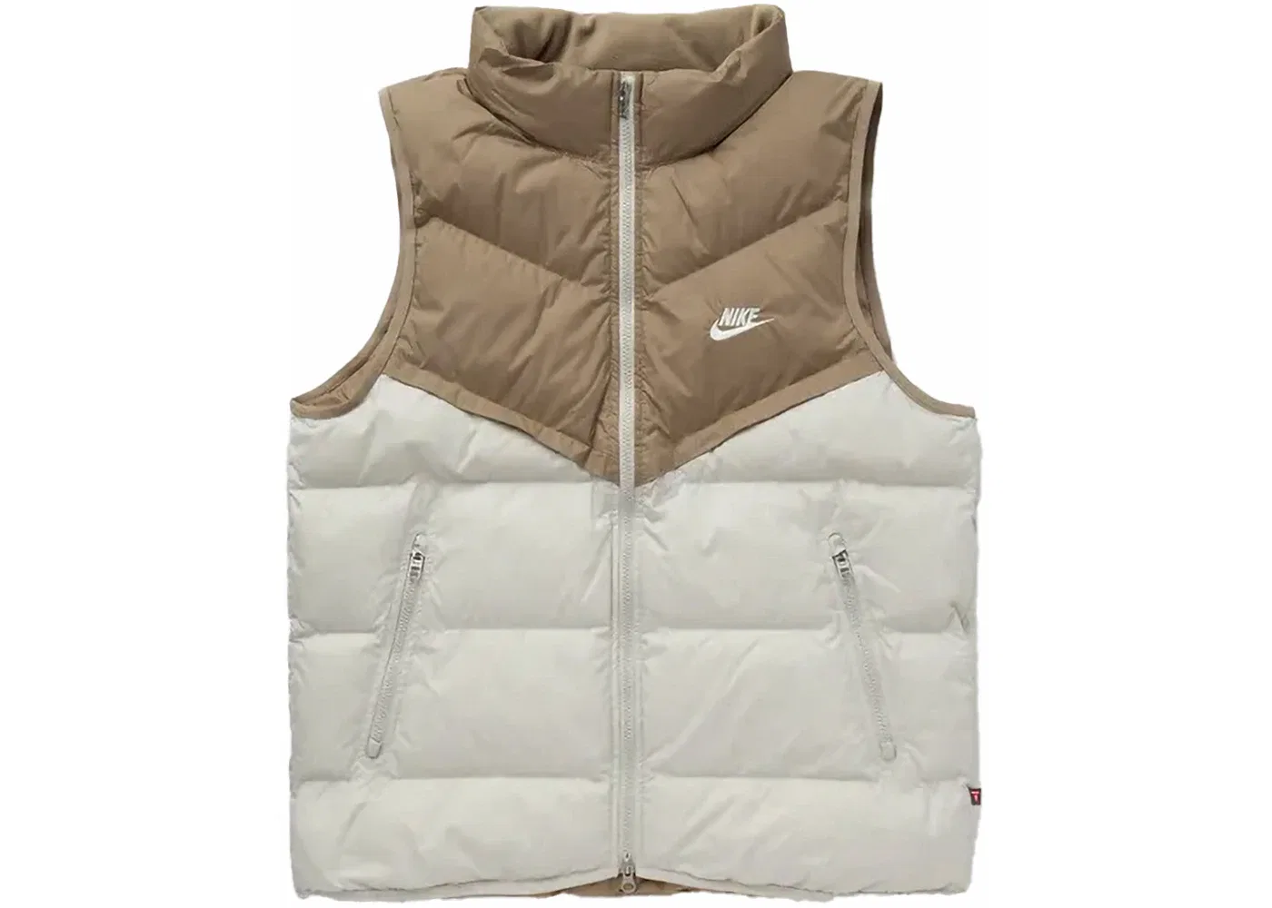 Мужской утепленный жилет с принтом Nike Storm-FIT Windrunner Insulated Vest, Khaki/Light Bone/Sail
