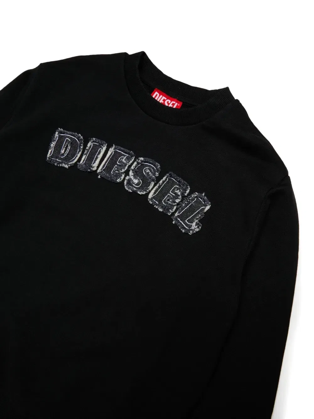 Толстовка с нашивкой-логотипом Diesel Kids, черный — фото 3