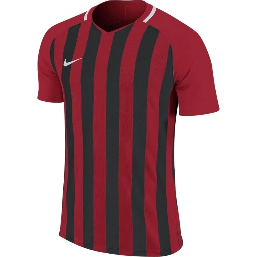 Футболка спортивная с принтом Striped Division III Nike, Красно-черный — фото 2
