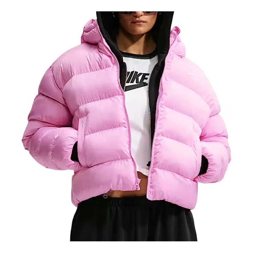 Женская куртка Sportswear Therma-FIT Jacket 'Pink Rise Sail' Nike, Pink Rise/Sail