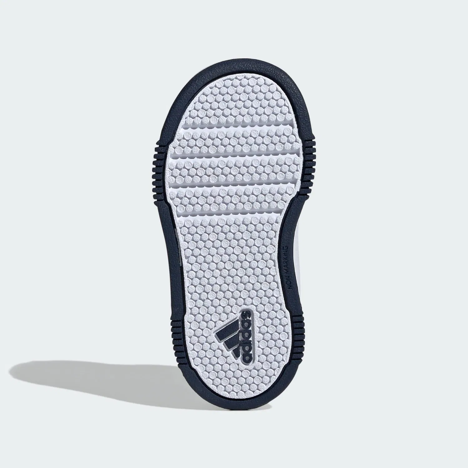 Детские Кеды Tensaur Hook and Loop Adidas, Weiss Grun Navyblau — фото 4