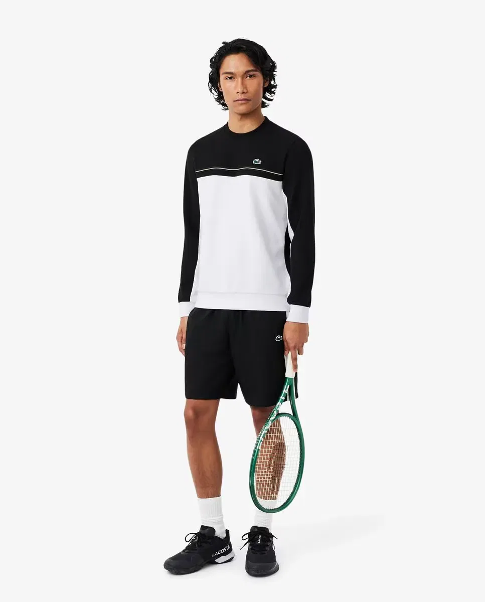 Мужская свитшот с цветными блоками Lacoste, Negro — фото 4