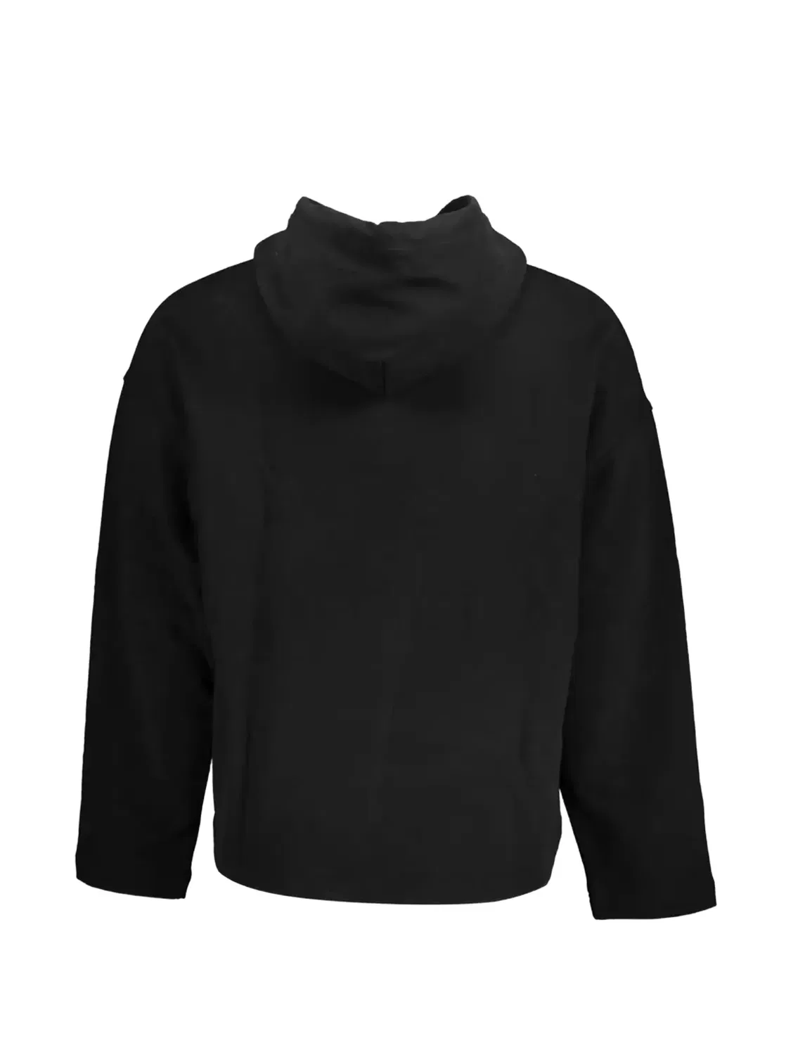 Худи с кулиской хлопковое Calvin Klein, черный — фото 2