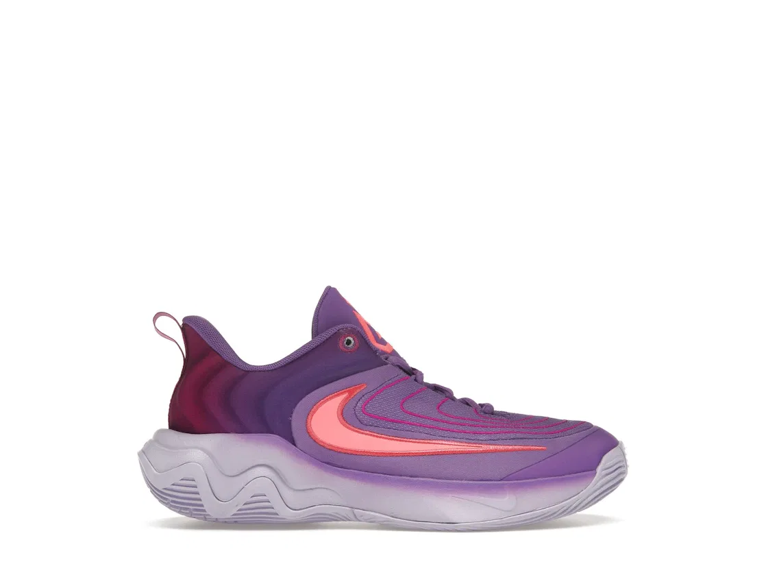 Детские кроссовки для мальчиков Nike Giannis Immortality 4, Black Raspberry/Hot Punch/Hot Fuchsia/Aster Pink