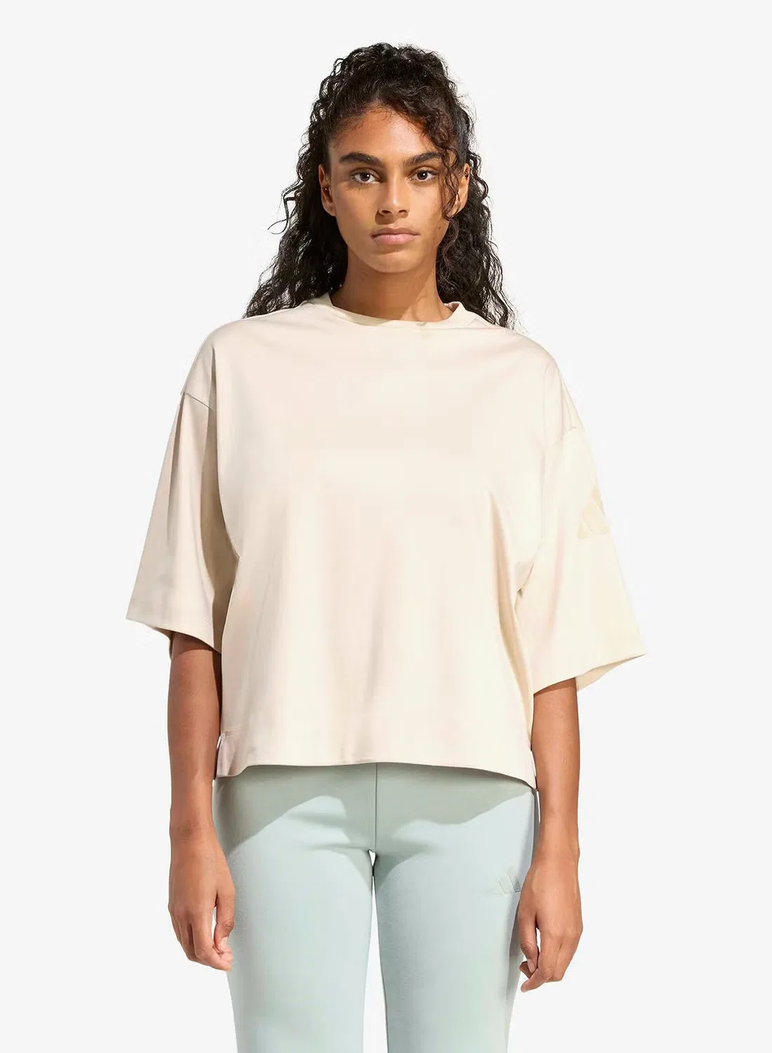 Футболка свободная Soft Lux Adidas, коралловый