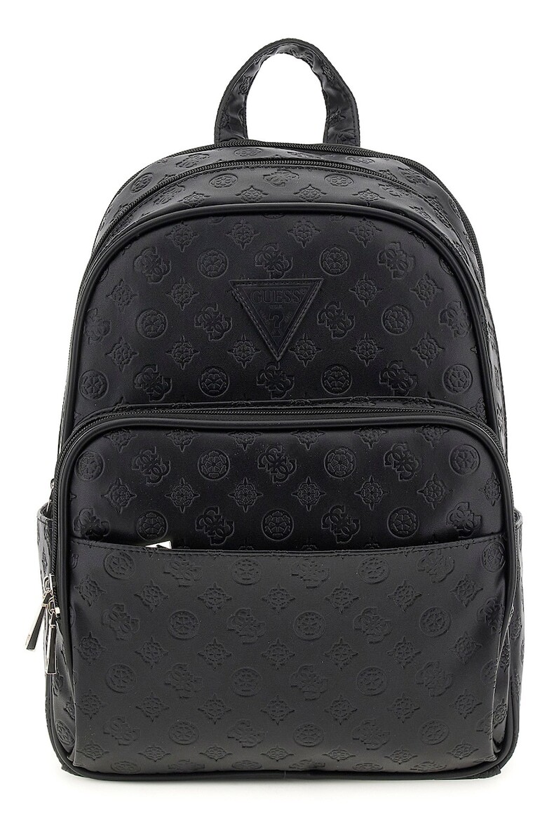 

Рюкзак Wilder из экокожи с узором Guess, черный