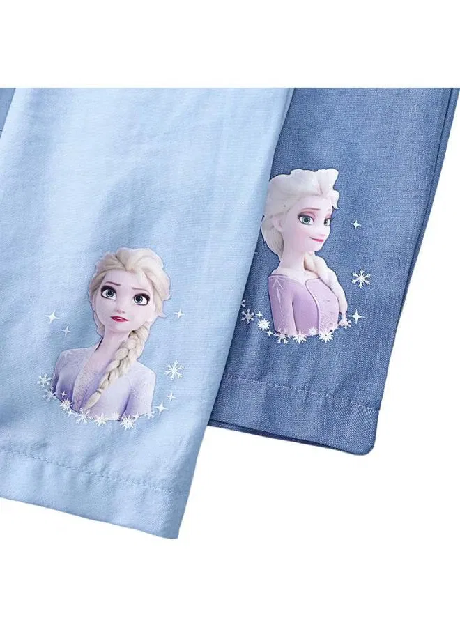 Шорты с принтом Elsa Frozen Disney, голубой — фото 2