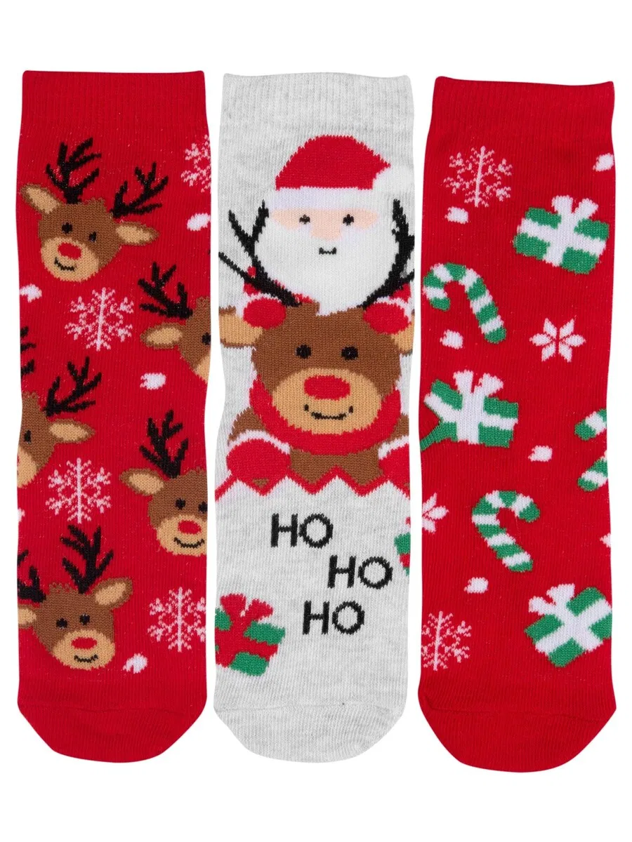Носки United Labels «Rentier Santa Weihnachtssocken» разных цветов — фото 2