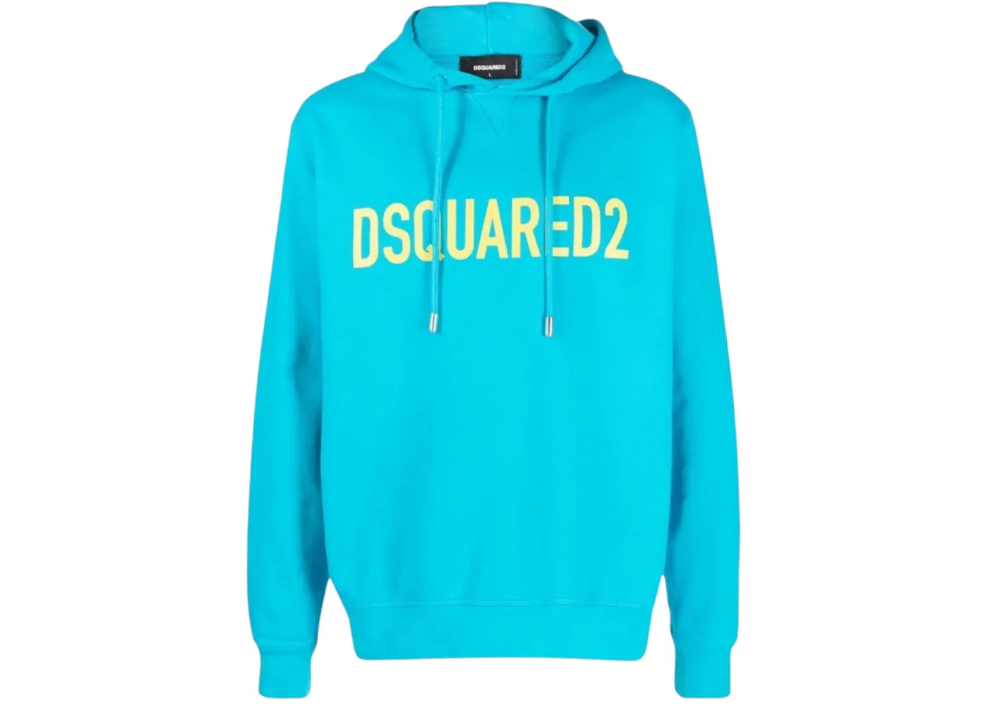 Мужской худи с принтом Bold Logo Caribbean Sea Dsquared2, Blue