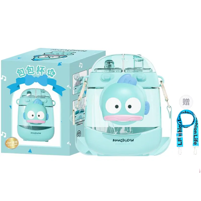 Детская бутылка для воды с трубочкой, 1000 мл, Pochacco, Sanrio, Multicolor — фото 3