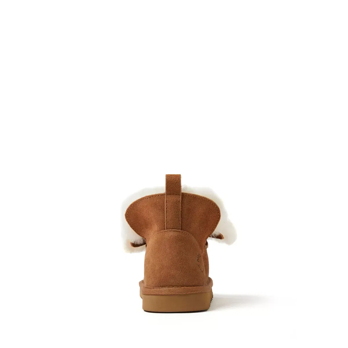 Детские ботинки для девочек с овчиной Bunbury Dearfoams, Chestnut — фото 3
