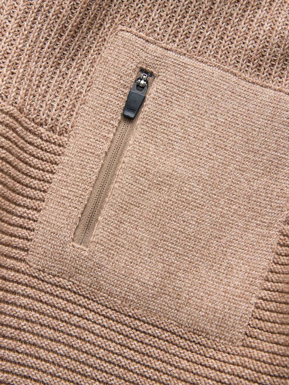 Худи утилитарное вязаное, модель Utility Knitted Hoodie Next, цвет Tan Brown — фото 4