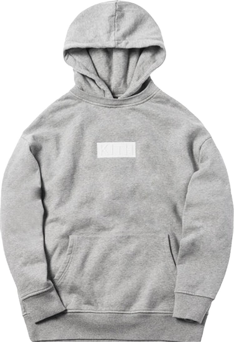 

Худи Kith Classic Logo Williams II Hoodie 'Heather Grey', серый