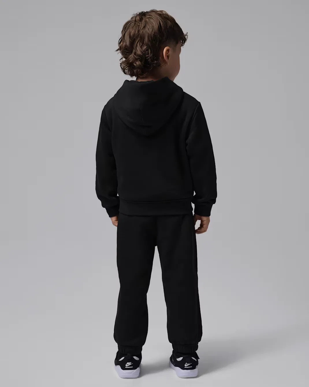 Детский комплект из двух предметов: пуловер и худи Jordan Brooklyn Fleece, Black — фото 2