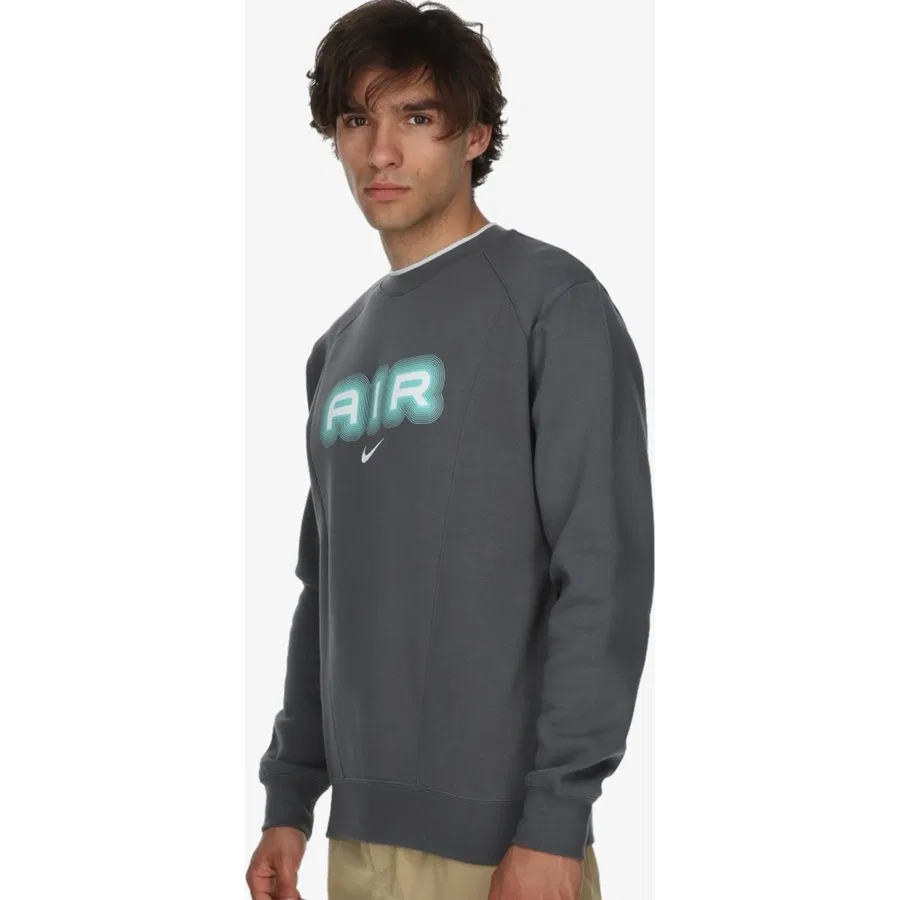 Свитшот спортивный с длинным рукавом Nike Air Crew Neck, Серый