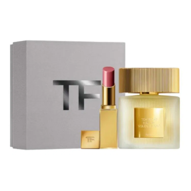 Набор парфюмерный с блестками Citrus Ylang Ylang Coconut Milk TOM FORD, Golden — фото 2