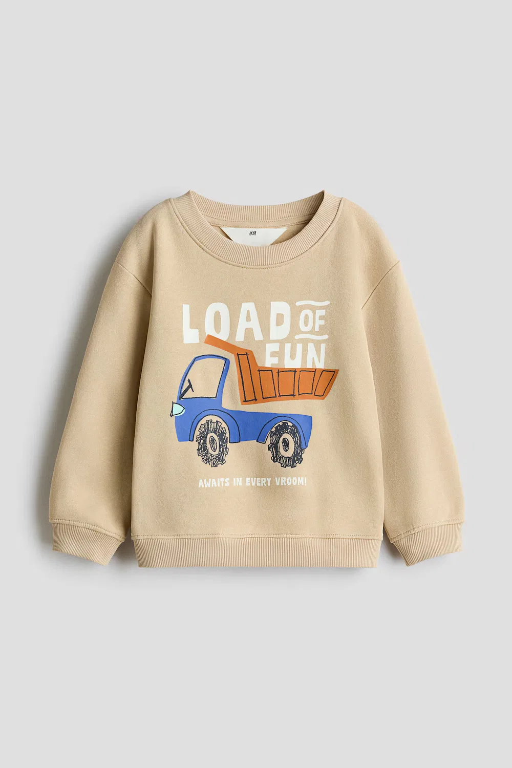 Толстовка с принтом H&M, Beige/Kipplaster