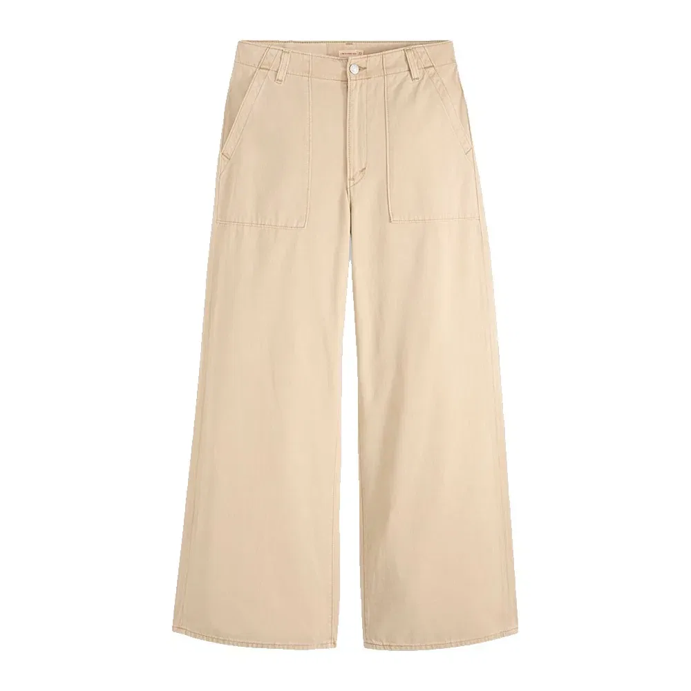 Женские широкие брюки карго Cinch Fatigue jeans Levi's, Beige — фото 3