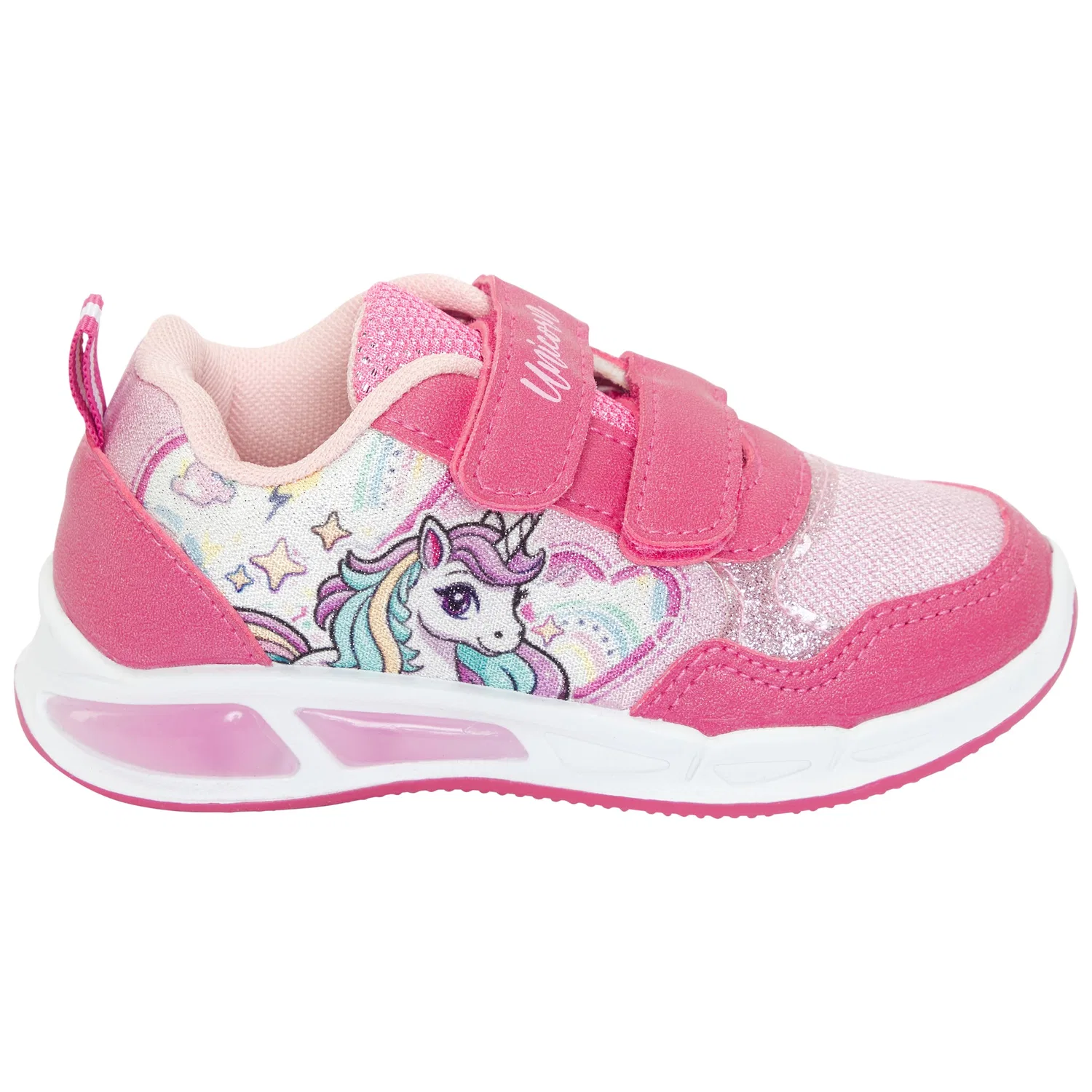 Детские кроссовки с LED-подсветкой Disney, Fuchsia — фото 2