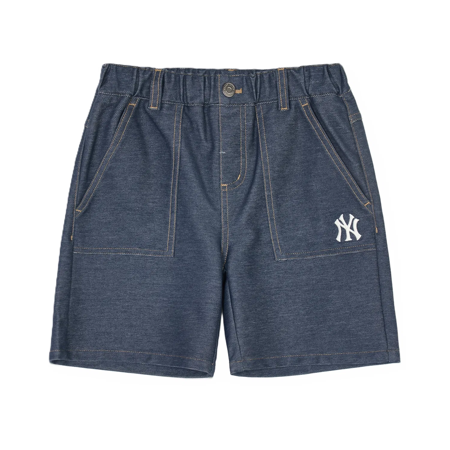 Детские шорты для мальчиков с джинсовой отделкой Denim Blue MLB KIDS
