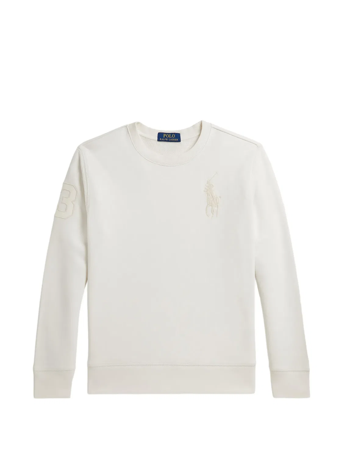 Свитшот нейтральных тонов Polo Ralph Lauren, нейтральные