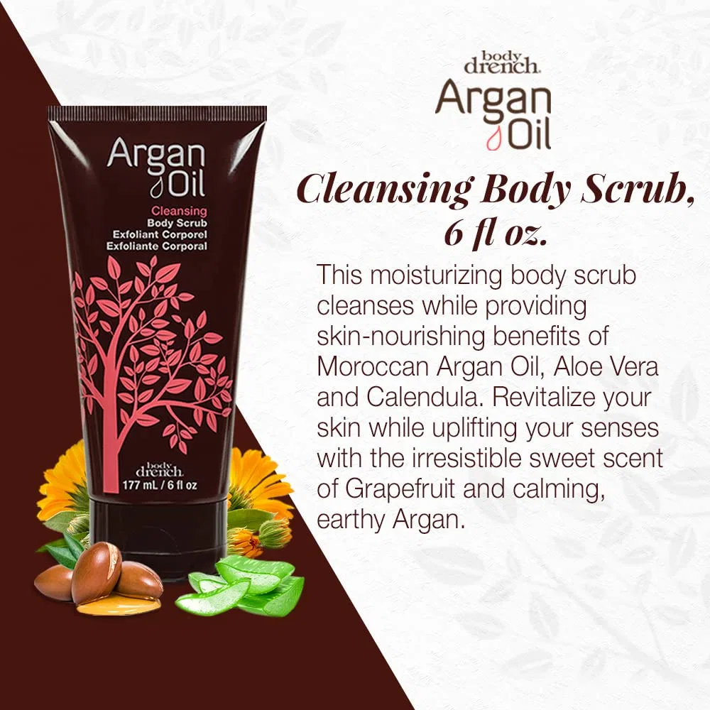 Скраб для тела Argan Oil Cleansing Body Scrub, Body Drench, 177 мл — фото 2