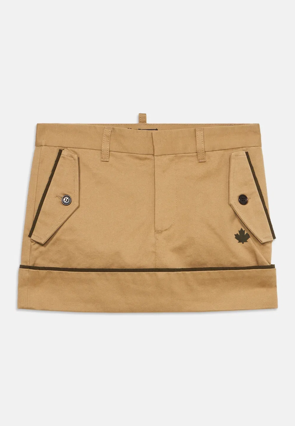 Мини-Юбка Dsquared2, Camel — фото 3