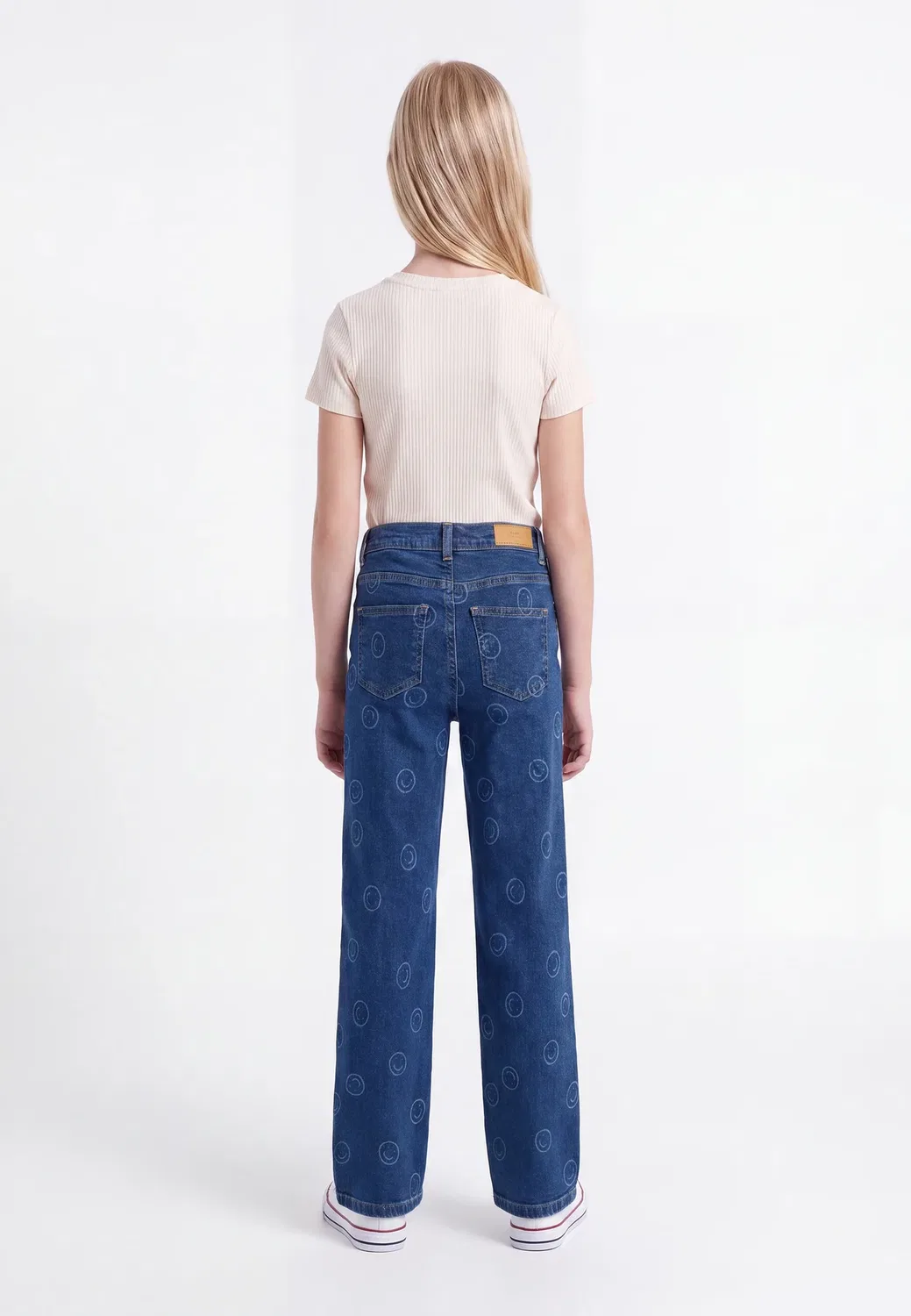 Kogjuicy smiley - джинсы свободного кроя Only Girls, Medium Blue Denim — фото 2