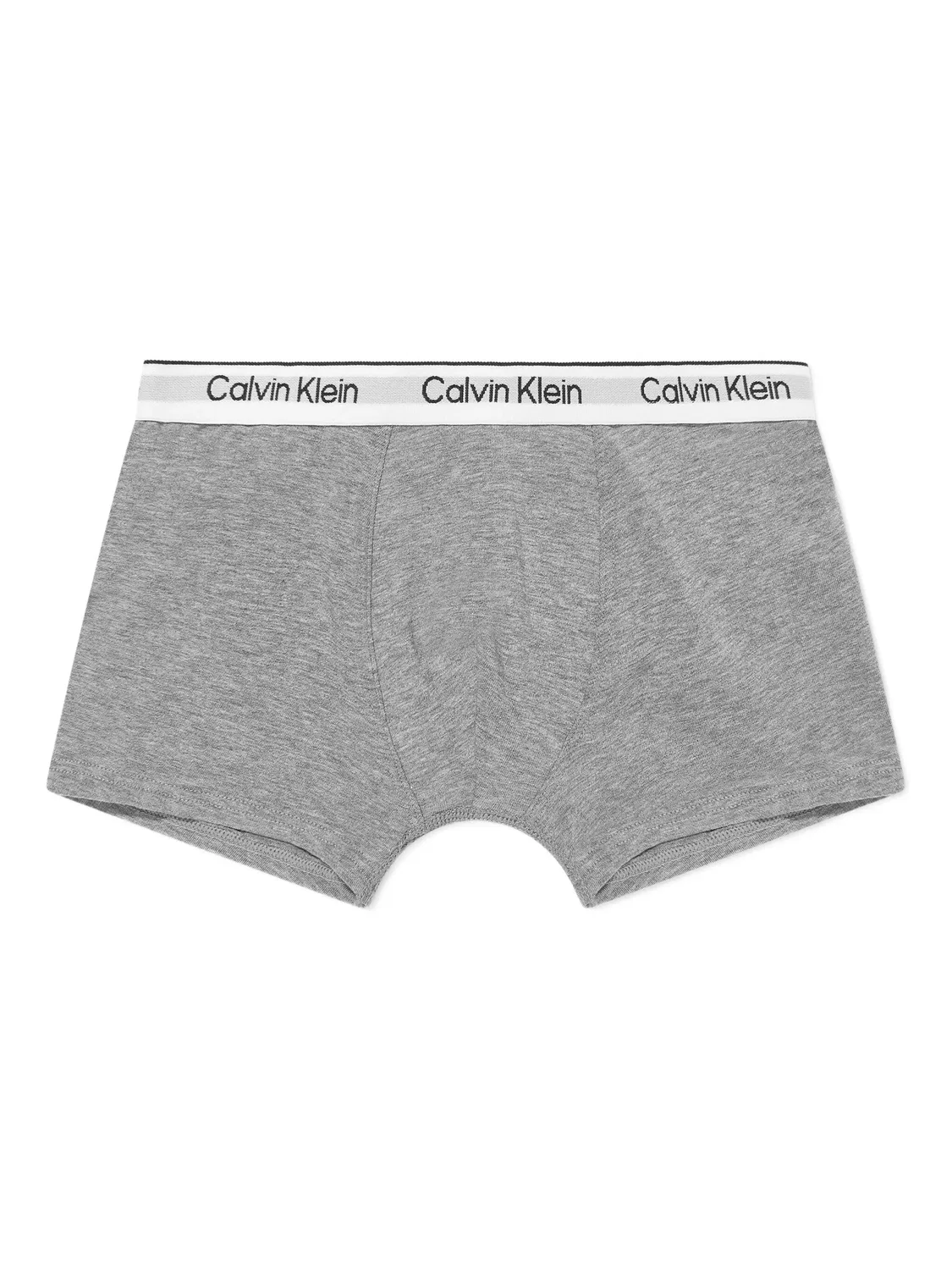 Комплект из трех трусов с логотипом Calvin Klein Kids, синий — фото 3