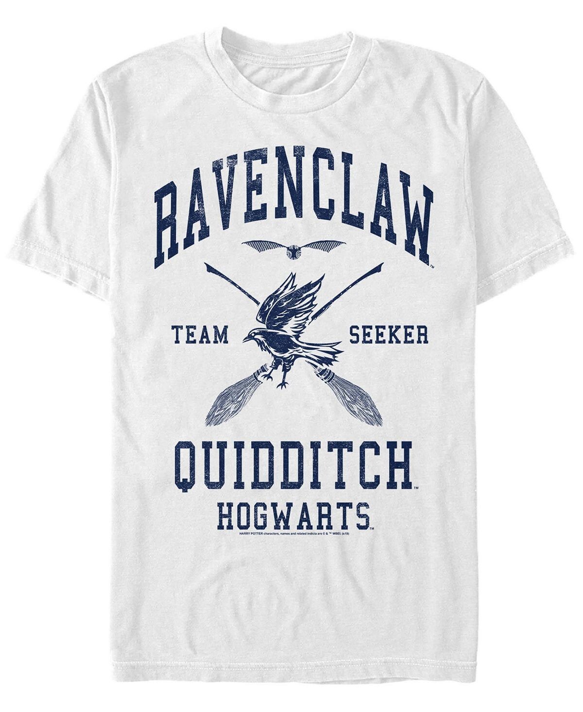 

Мужская футболка ravenclaw seeker с круглым вырезом и короткими рукавами Fifth Sun, белый