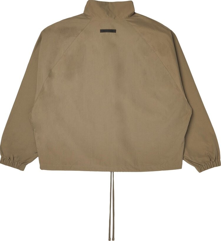 Куртка Fear of God Essentials Half Zip Track Jacket 'Harvest', коричневый — фото 3