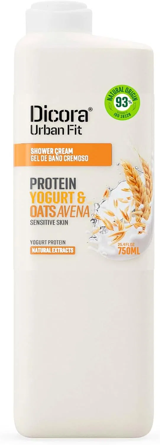 Гель для душа Protein Yogurt&Oats, Dicora UrbanFit, 750 мл