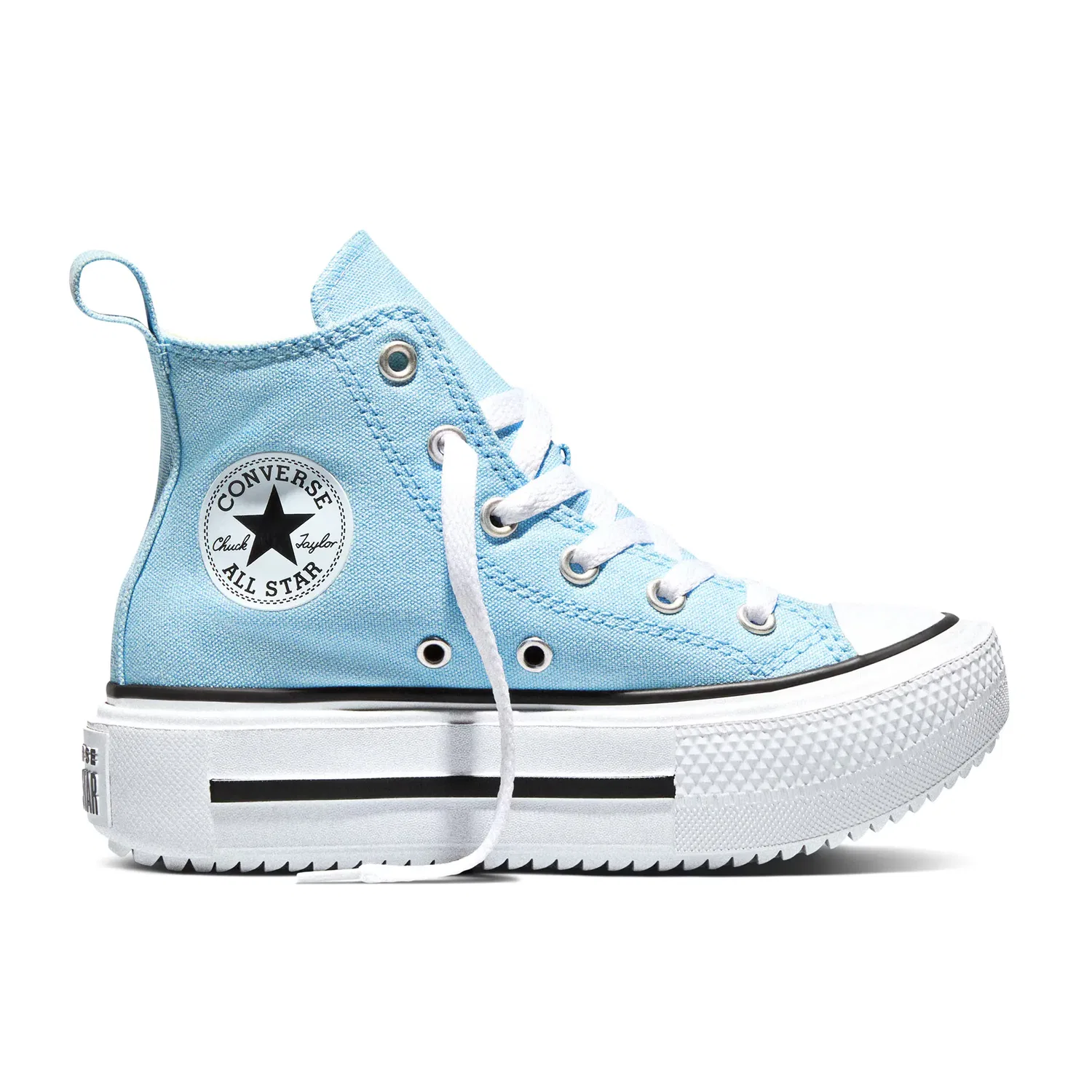Детские кеды с двойной платформой Chuck Taylor All Star Lift Double Stack Seasonal Color Converse, Голубой