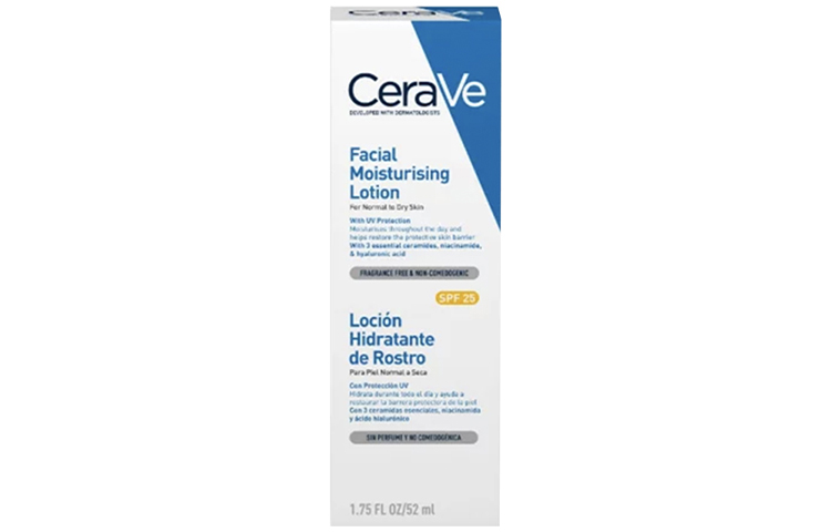 Лосьон увлажняющий CeraVe AM Spf 25, 52 мл — фото 3