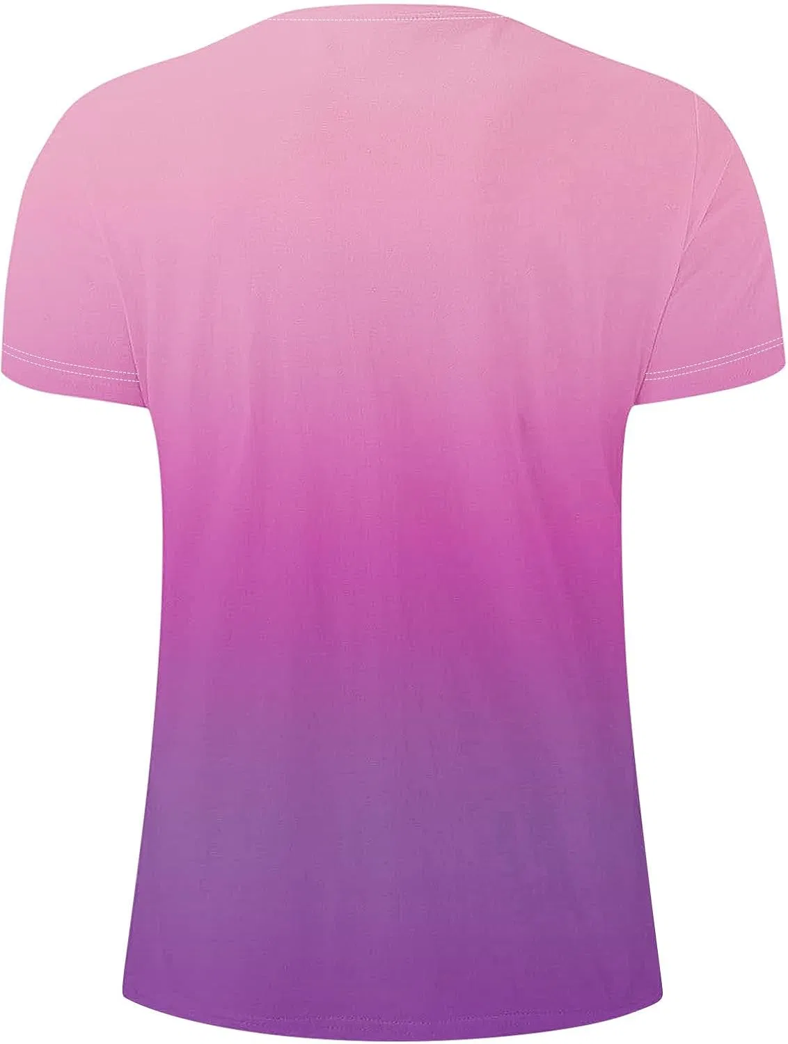 Мужская футболка с градиентным принтом Plus Size, Purple — фото 2