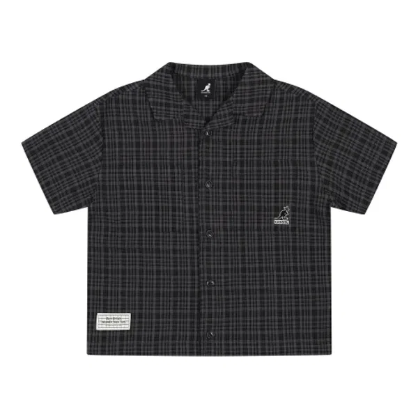 Рубашка с коротким рукавом, sb 0220, Kangol Kids, угольный