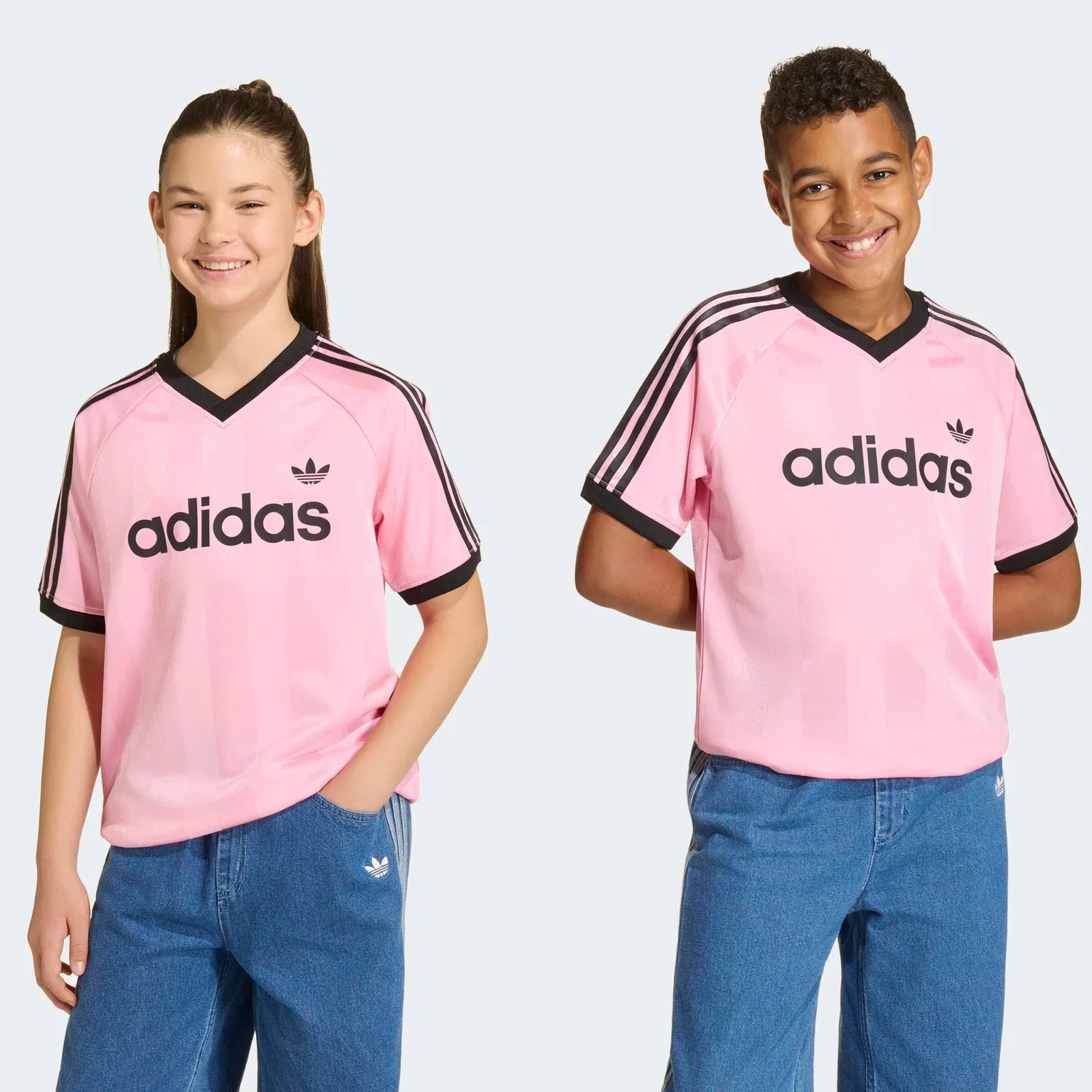 Футболка Adidas Originals розового цвета — фото 2