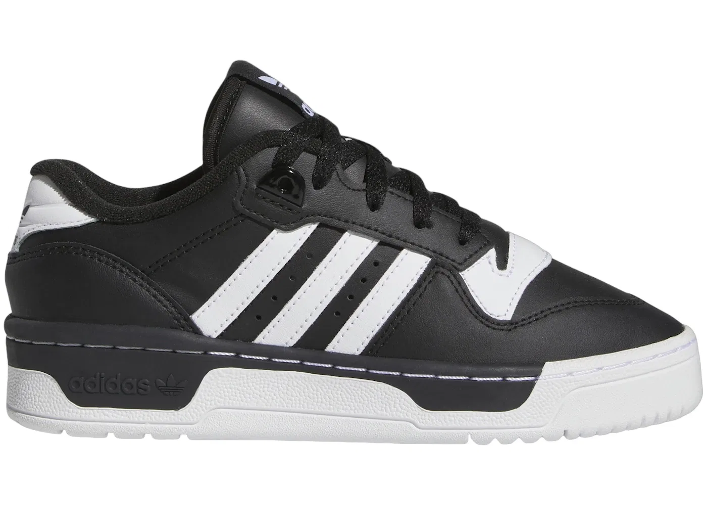 Детские кроссовки lifestyle с низким профилем Adidas Rivalry Low Adidas, Core Black Cloud White Core Black