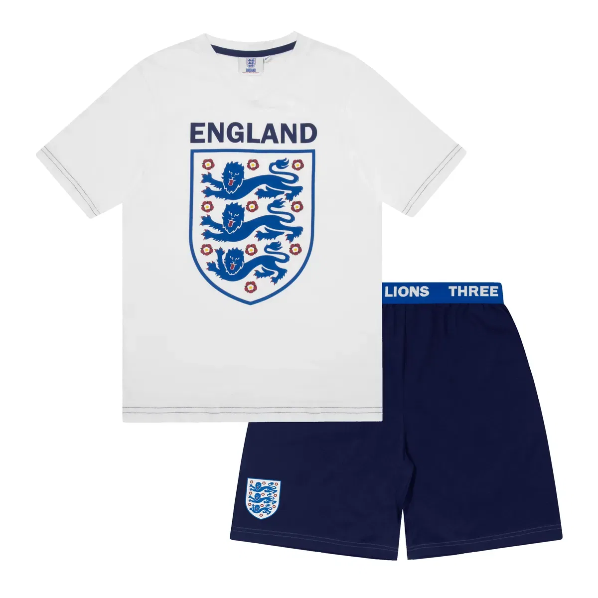 Детский комплект пижамы с коротким рукавом England Fa, White