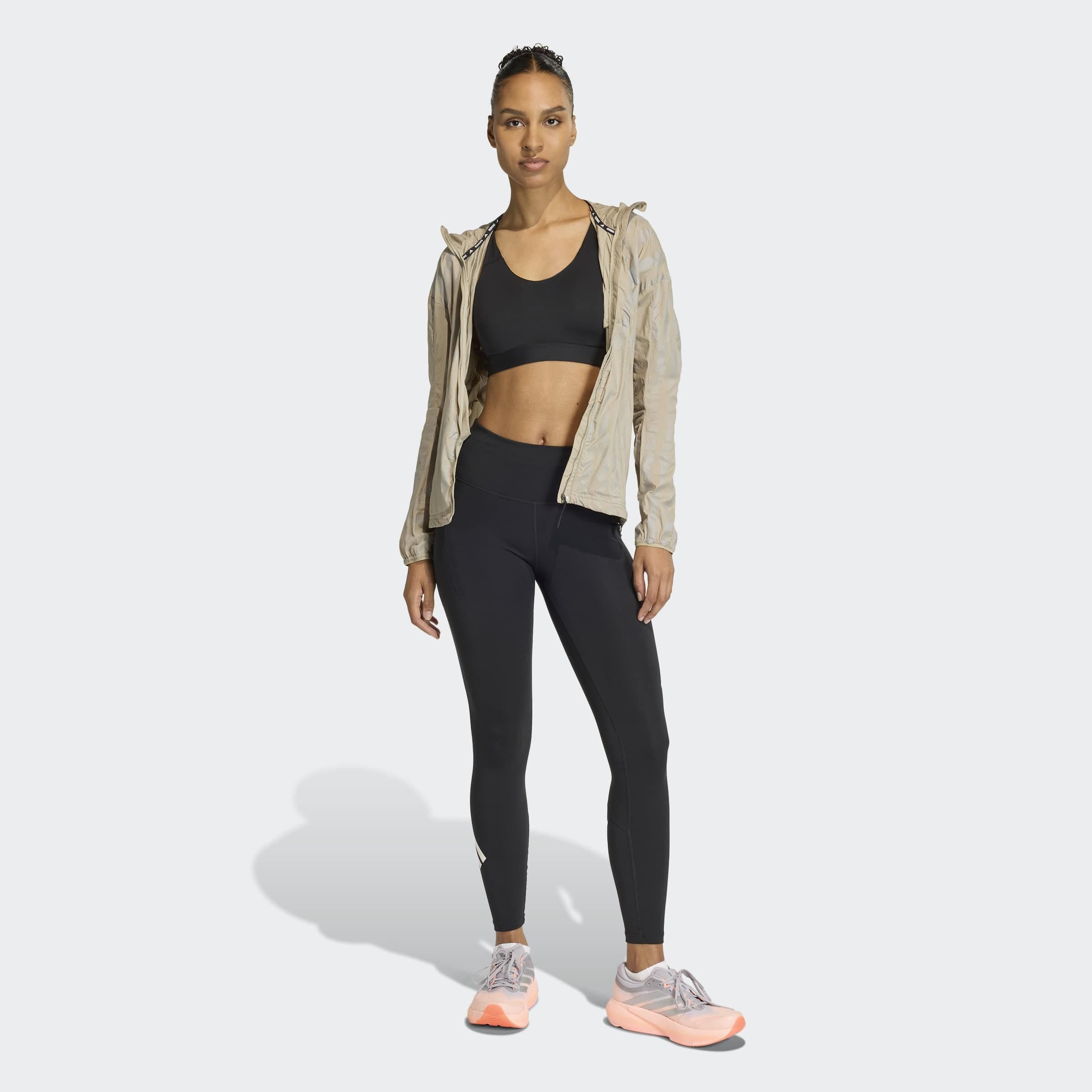 

Adidas Performance Спортивный бюстгальтер High Support в черном цвете