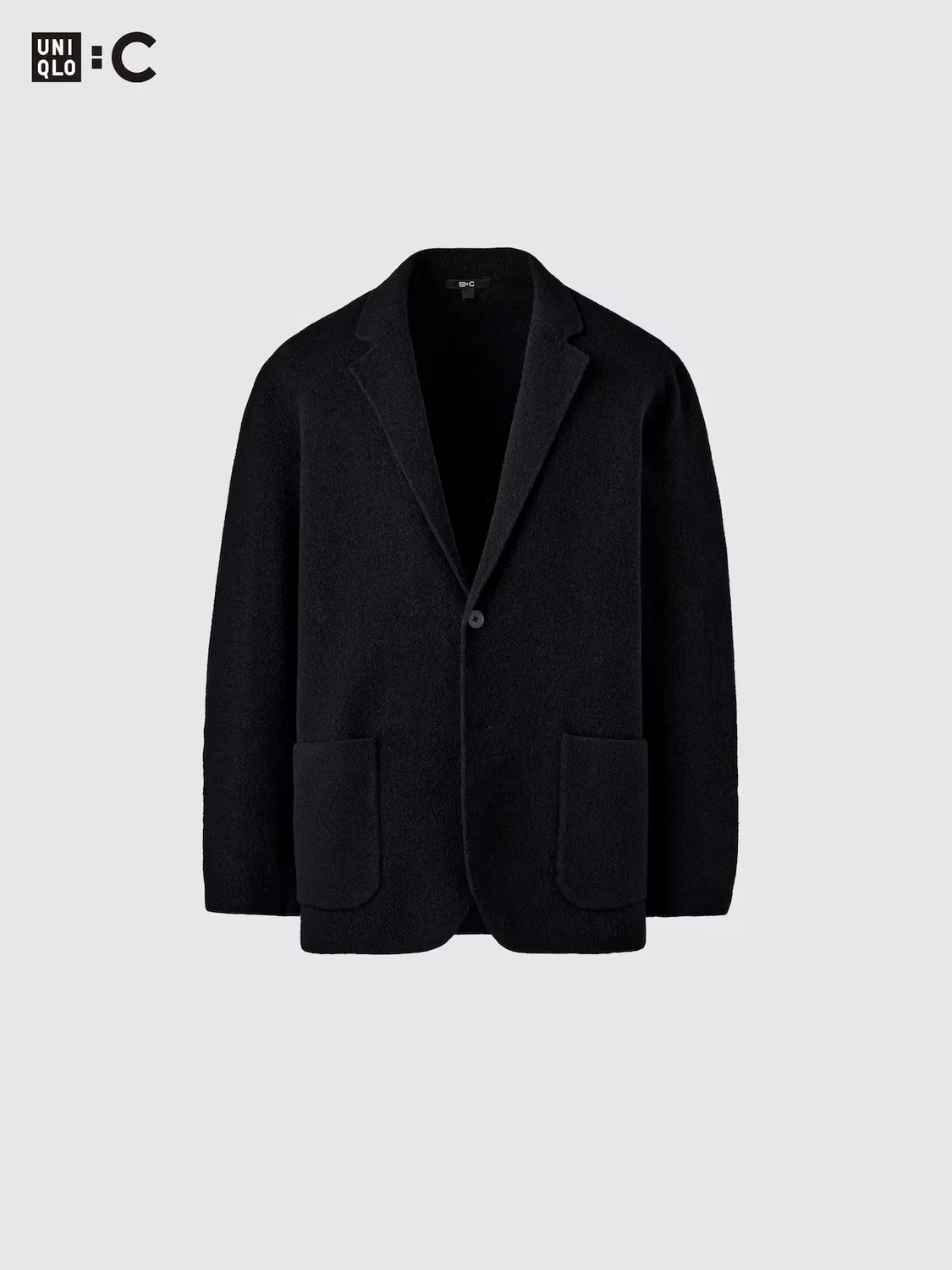 Куртка Uniqlo, вязаная, черная