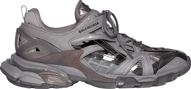 

Кроссовки Balenciaga Track.2 Sneaker Clear Sole - Grey, серый