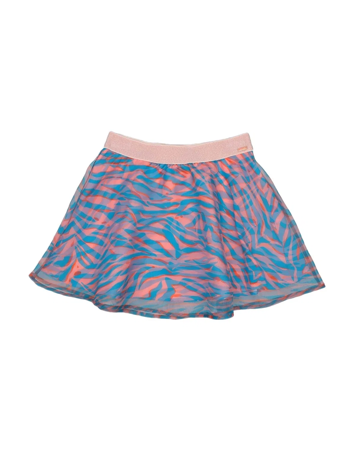 Детская юбка для девочек из органзы Mid-Rise Kenzo Kids, розовый