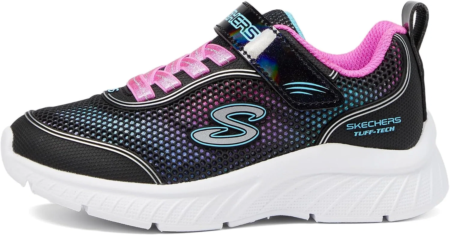 Детские кроссовки для девочек Microspec School Sweets Skechers, Black/Multi — фото 4
