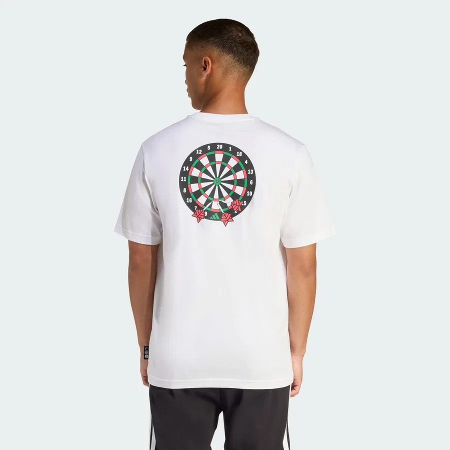 Футболка с принтом Novelty Dart Graphic adidas, Белый — фото 2