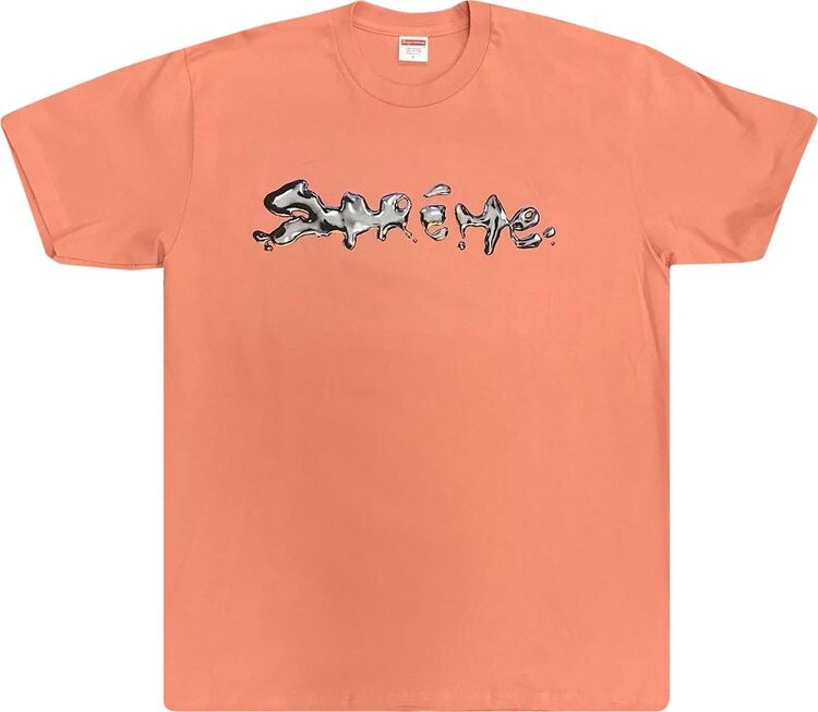 

Футболка Supreme Liquid Tee 'Terra Cotta', оранжевый