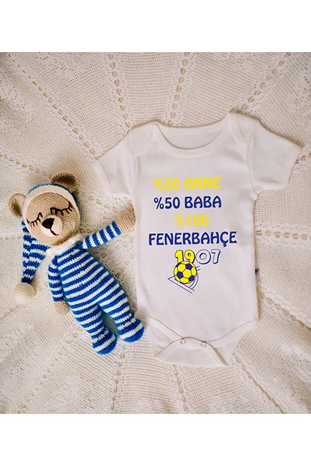 Детское боди для новорожденных хлопковое Sparkly Baby, White