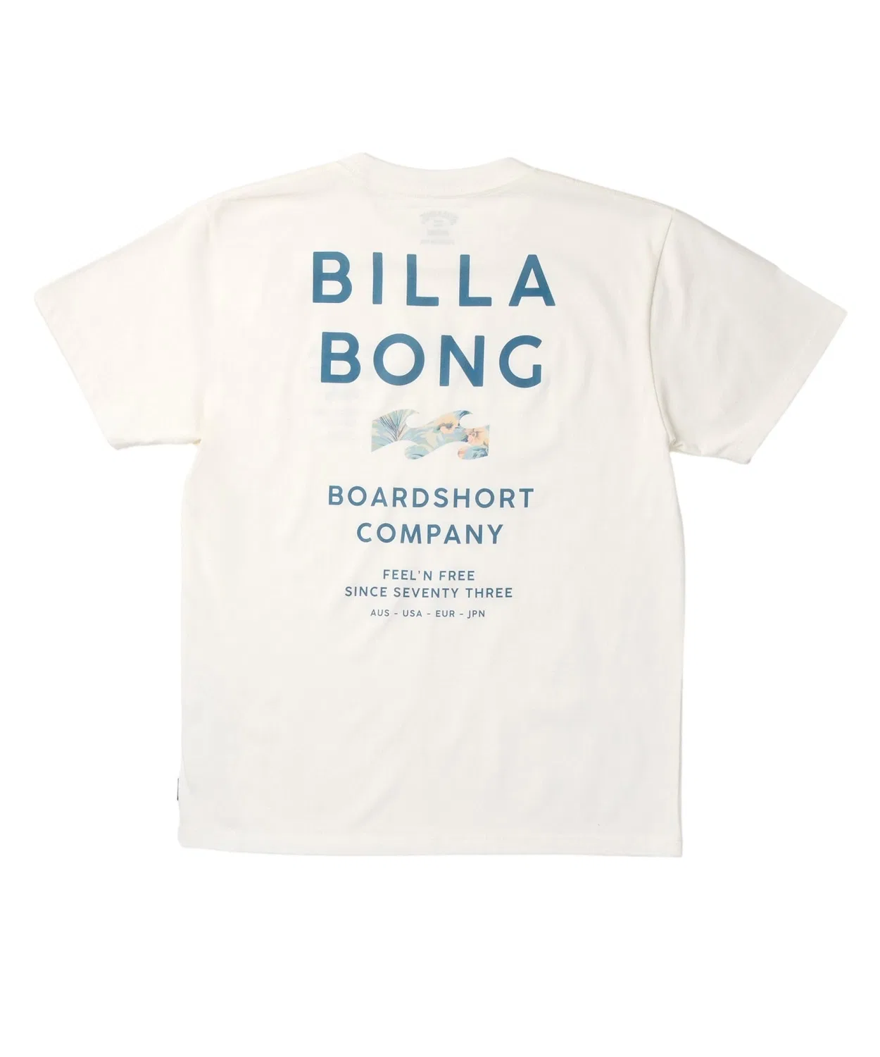 Детская футболка с коротким рукавом, с принтом, SUN SCREEN BILLABONG, Off White