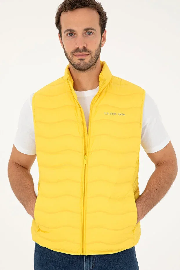 Мужской жилет с принтом U.S. Polo Assn., Yellow — фото 3