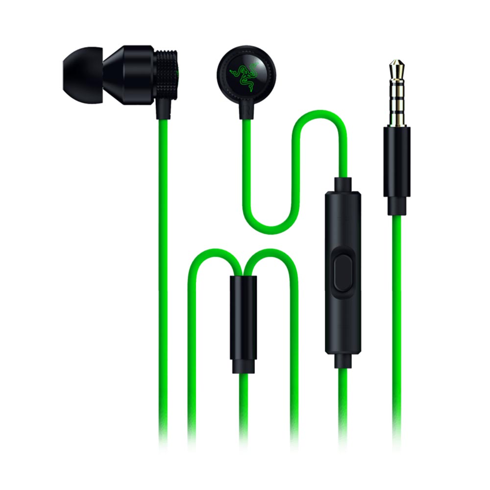 

Игровая гарнитура Razer Hammerhead V3, зеленый/черный